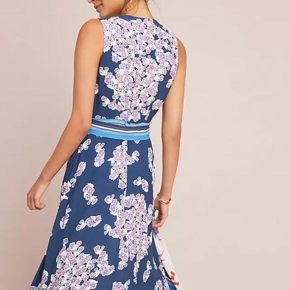 Anthropologie Maeve floral Wrap Dress 6p - Picture 5 of 9